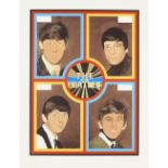 Sir Peter Blake CBE RDI RA, British b.1932- The Beatles, 1962, 2012; screenprint in colours on ...