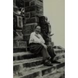 Lu Houmin, Chinese 1928-2015, Mao Zedong; photographic print on paper, signed in marker pen, im...