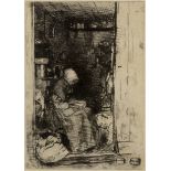 James Abbott McNeill Whistler RBA, American 1834-1903, La Vieille aux loques (from Twelve Etchin...