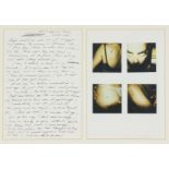 Tracey Emin CBE RA, British b.1963- Tattoos, 2002; colour photocopies of four polaroids and a l...