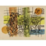 After Fernand Léger, French 1881-1955, Le Marchand d'Oiseaux (from La Ville Suite), 1954; litho...