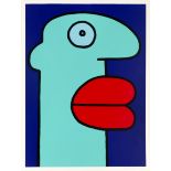 Thierry Noir, French b.1958- Blue, 2013;  screenprint in colours on wove,  signed and numbered ...