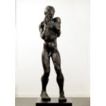 German Expressionist School,  c.1930s -  Large standing male figure of a boxer, unattributed; c...