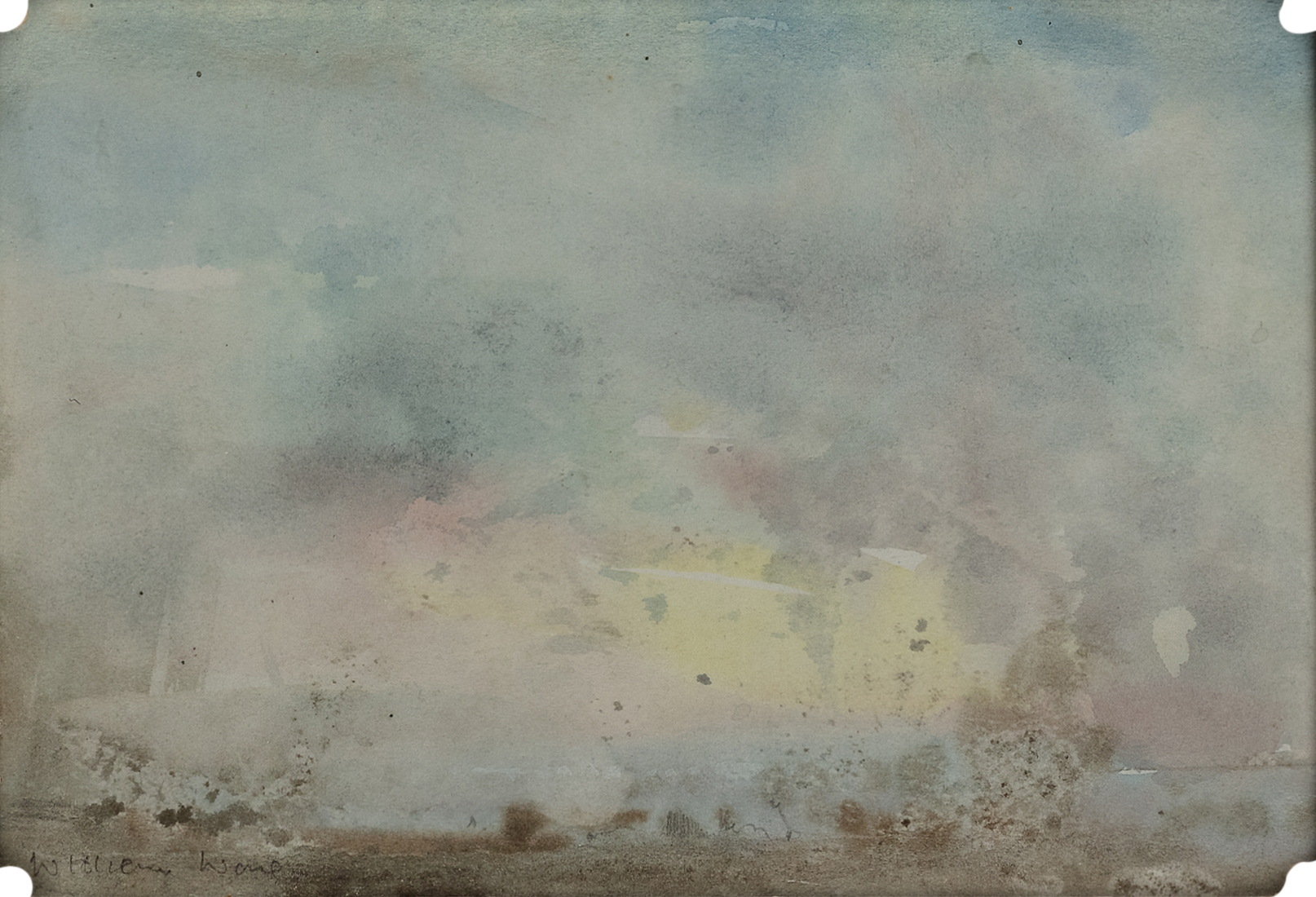 William E. Ware,  British 1915-1999 -  Landscape;  watercolour on paper, signed lower left 'Wil... - Image 4 of 6