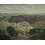 Grainger Smith,  British 1892-1961 -  Naunton, 1932;  oil on canvas, signed and dated lower lef...
