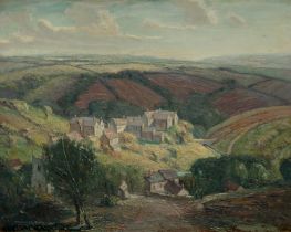 Grainger Smith,  British 1892-1961 -  Naunton, 1932;  oil on canvas, signed and dated lower lef...