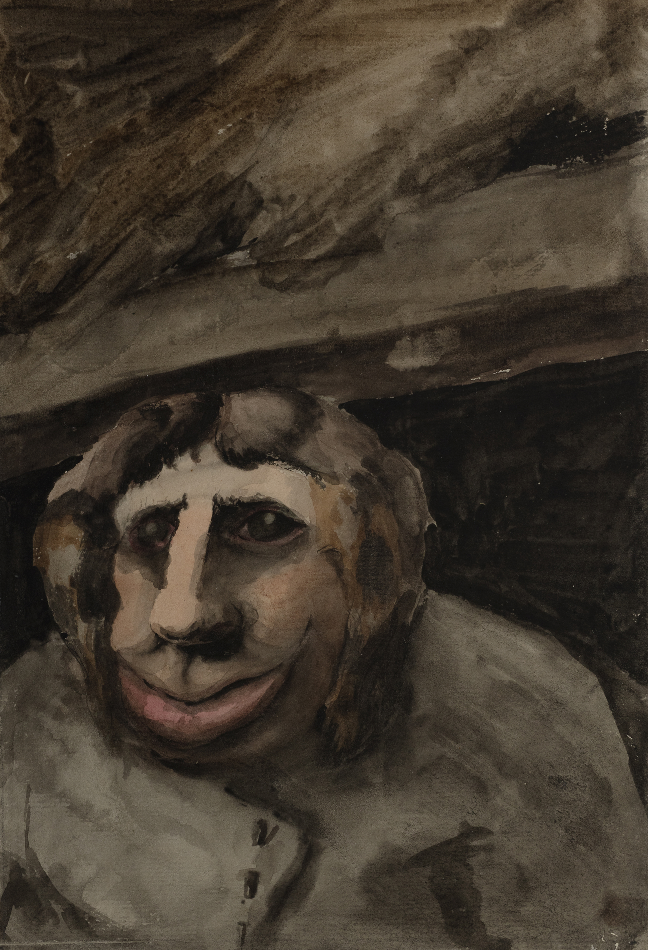 Mervyn Peak,  British 1911-1968 -  Grotesque;  gouache on paper laid down on card, 37.9 x 28.8 ...