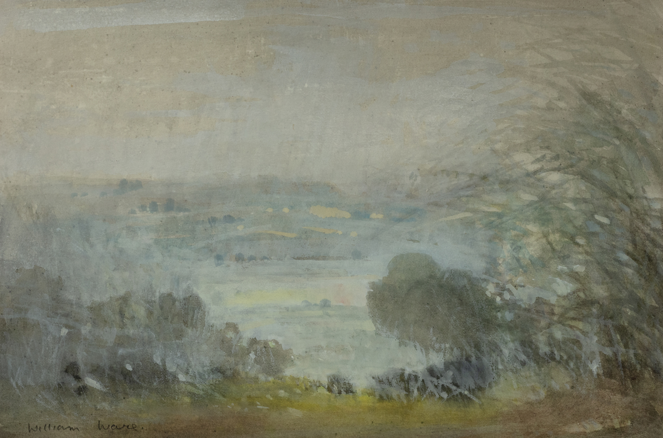 William E. Ware,  British 1915-1999 -  Landscape;  watercolour on paper, signed lower left 'Wil...