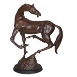 Hattakitkosol Somchai,  Thai 1934-2000 -  Horse; bronze, signed and numbered on the base 'Somch...