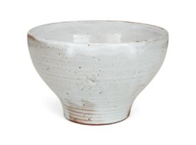 Euan Uglow,  British 1932-2000 -  Bowl;  stoneware ceramic bowl, signed with initials on the bo...