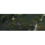 George Wallace Jardine,  British 1920-2002 -  The Little People;  oil on board, signed and on t...