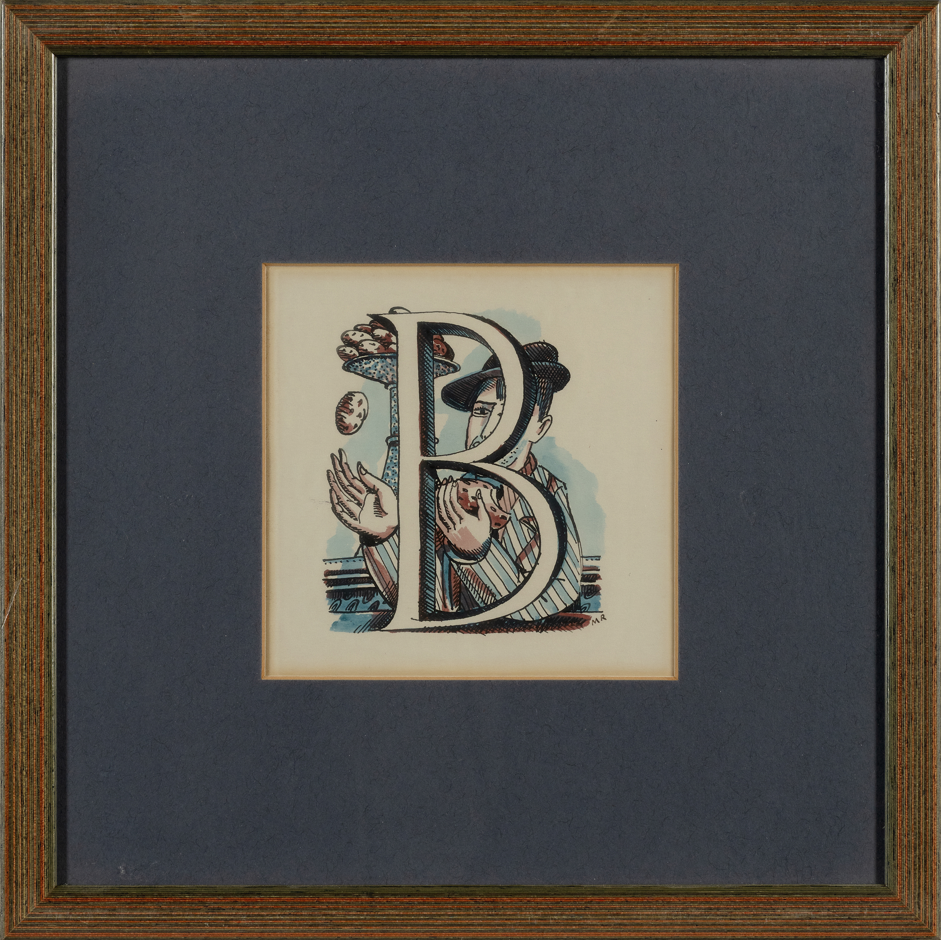 Michael Rothenstein Hon RE RA,  British 1908-1993 -  Embellished letters B & C (from 'The Countr... - Image 2 of 6