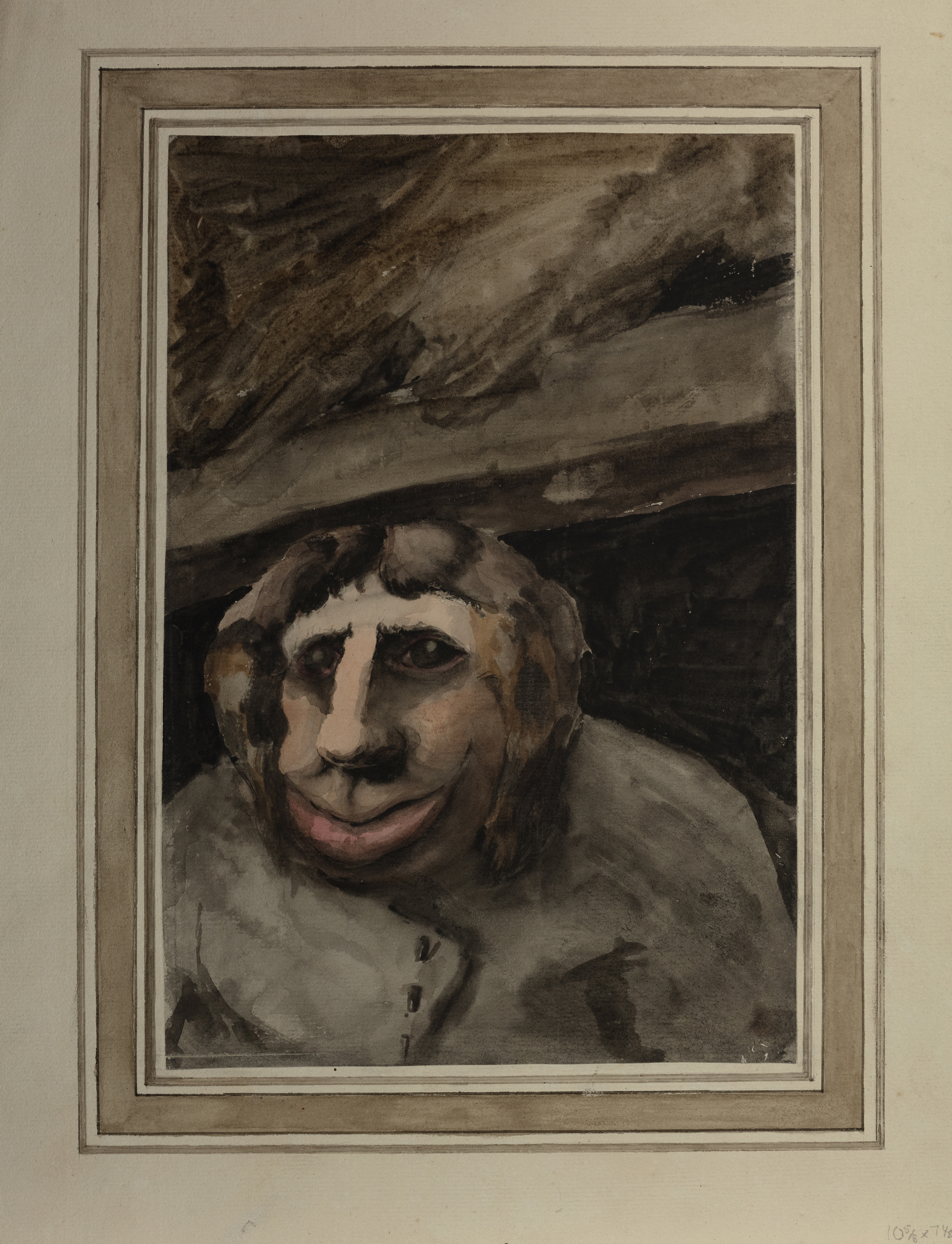 Mervyn Peak,  British 1911-1968 -  Grotesque;  gouache on paper laid down on card, 37.9 x 28.8 ... - Image 2 of 3