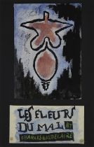 Josef Herman OBE RA,  Polish/British 1911-2000 -  Design for Charles Baudelaire's 'Les Fleurs du...