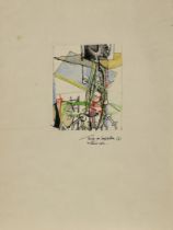 Denis Williams,  Guyanese/British 1923-2008 -  Study for Composition 22nd June, 1952;  watercol...