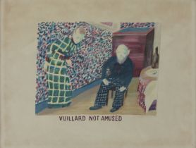 Glynn Boyd Harte,  British 1948-2003 -  Vuillard Not Amused, 1975; pastel on paper, signed, tit...