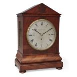 A Victorian mahogany quarter repeating bracket clock, by Barraud & Lunds, second half 19th centur...