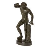 After Isaak Duchemin, French or Italian, fl. late 19th century, a large bronze model of the Danci...