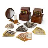A large collection of stereoscope slides, 19th and 20th century, by various makers and publishers...