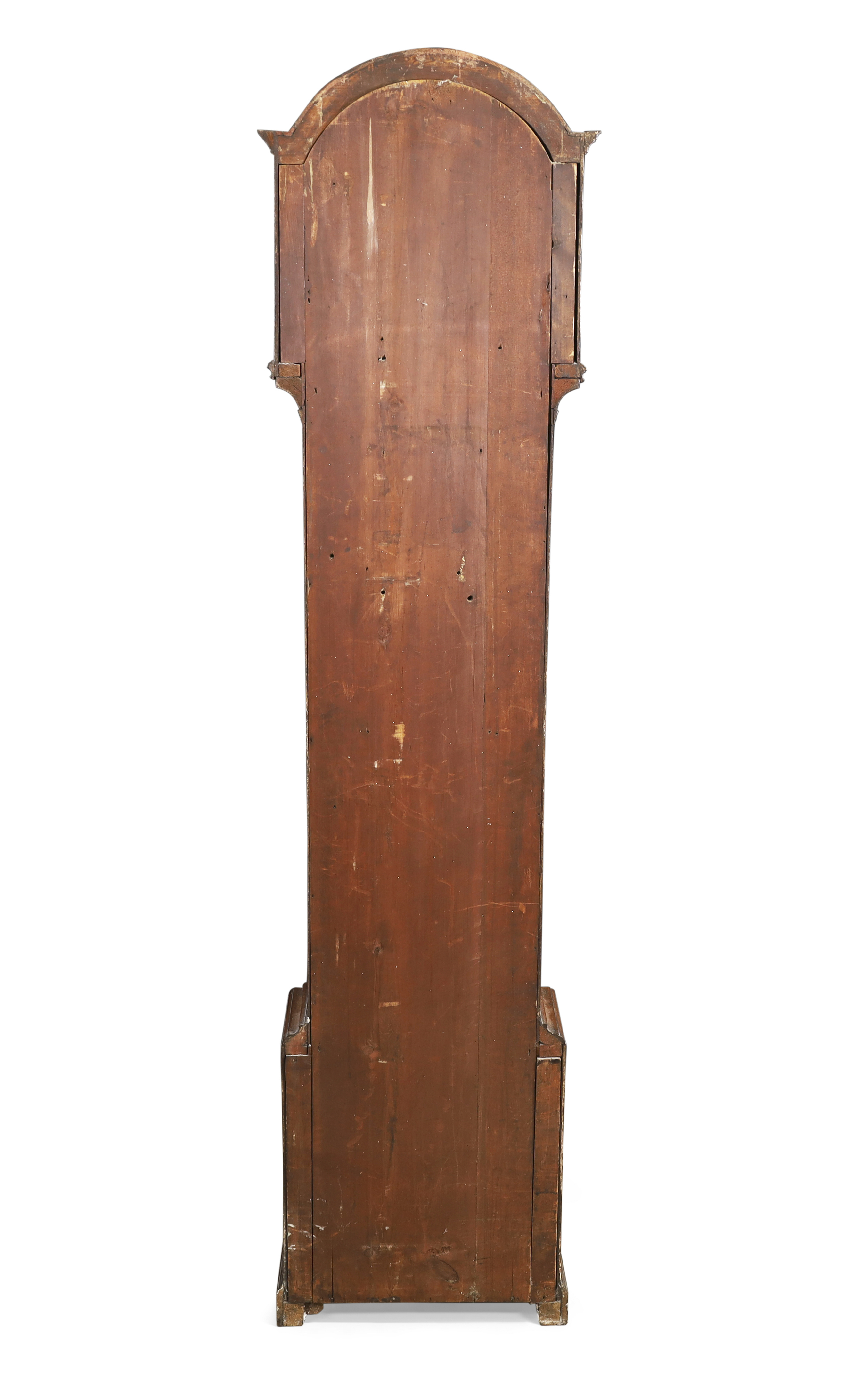 A Scottish inlaid mahogany longcase clock, first quarter 19th century, the break arch moulded cor... - Image 4 of 4