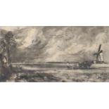David Lucas,  British 1802-1881-  Spring, after John Constable RA;  mezzotint, published by Mr ...