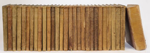 A collection of leather-bound general reference and literature books, 18th - 20th century, to inc...