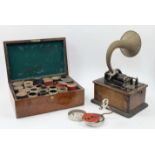 An Edison Standard Model 'B' phonograph, c.1907-08, serial no. 549051, with 'Edison' script decal...