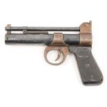 A 'Webley Junior' .177 air pistol, manufactured by Webley & Scott Ltd. Birmingham 4., with metal ...