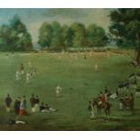 MCC Portfolio of Cricketing Prints,  20th Century-  Cricket at Eton, 1840;  reproduction print,...