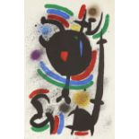 Joan Miró, Spanish 1893-1983, Untitled; lithograph in colours on wove, published by Graphis Art...