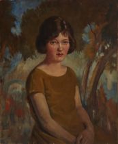 John Cecil Stephenson,  British 1889-1965 -  Miss Grace Faul, 1924;  oil on canvas, signed lowe...