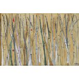E. O’Leary,  mid-20th century -  Bamboo, 1957;  oil on board, signed and dated lower right 'E O...