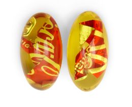 Miss Bugs, British b.1979- Coca Cola and McDonald's, 2022; resin pills produced by Miss Bugs Ph...