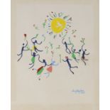 After Pablo Picasso, Spanish, 1882-1973, La Ronde au Soleil, 1959; screenprint in colours on wo...