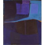 British school,  mid 20th century -  Abstract composition;  oil on canvas, signed 'MR HELPS' to...