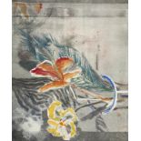 Mary Frank, British b.1933- Flowers, 2008;  monoprint on wove,  signed in pencil,  inscribed '8...