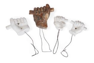 Sir Eduardo Paolozzi RA, Scottish 1924-2005, Untitled (four plaster casts); four plaster casts,...