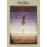 Paul Klee, Swiss/German 1879-1940, Opere 1900-1940 (poster);  lithographic poster on wove,  des...