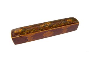 Property from a Private London Collection A lacquered papier-mache pencase (qalamdan), Qajar Ira...