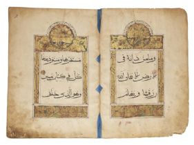 Juz’ 12 from a 30-part Qur’an, copied in China, most likely in the 19th century, 58ff., with 5ll ...