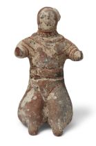 To Be Sold With No Reserve A heavy polychrome decorated baked clay Western Asiatic steatopygous ...