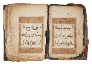 A Qur'an juz', China, 19th century, juz' 25, Arabic manuscript on paper, 50ff., 2fl., 5ll. of sin...