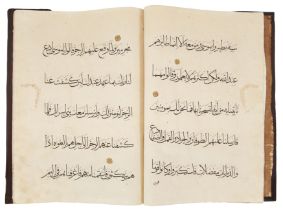 Juz’ 9 from a 30-part Qur’an, Ilkhanid Iran or Iraq, first half of the 14th century, Arabic manus...