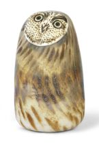 Oiva Toikka (1913-2019) for Nuutajarvi Notsjo / Iittala  Eagle owl 'Huuhkaja', circa 1985  Blown...