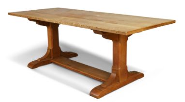 Heals  Arts and crafts refectory table, early 20th century  Oak  Unsigned  75.5cm high, 213.5cm ...