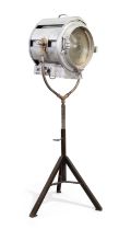 Mole Richardson Co.  'Type 414 Solar Spot' film light  Lacquered steel, glass  Manufacturer's pl...