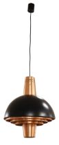 Stilnovo  Model '1228' ceiling light, circa 1960  Copper, lacquered metal  Applied manufacturer'...