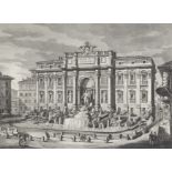 Domenico Amici,  Italian 1808-1870/71-  Four Views of Rome: Arco di Tito; Piazza del Popolo; Fon...