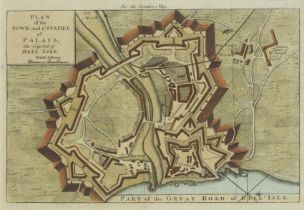 Thomas Jefferys,  British c.1710/19-1771-  Plan of the Town and Citadel of Palais, the Capital o...