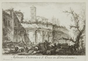 Giovanni Battista Piranesi,  Italian 1720-1778-  Anfiteatro Castrense à S. Croce in Gerusalemme;...